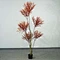 Fall Red Faux Lacquer Tree with Pot for Restaurant Decor 120cm-210cm